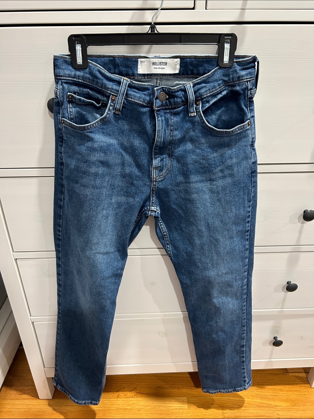 Hollister Men's Medium Blue Slim Straight Jeans